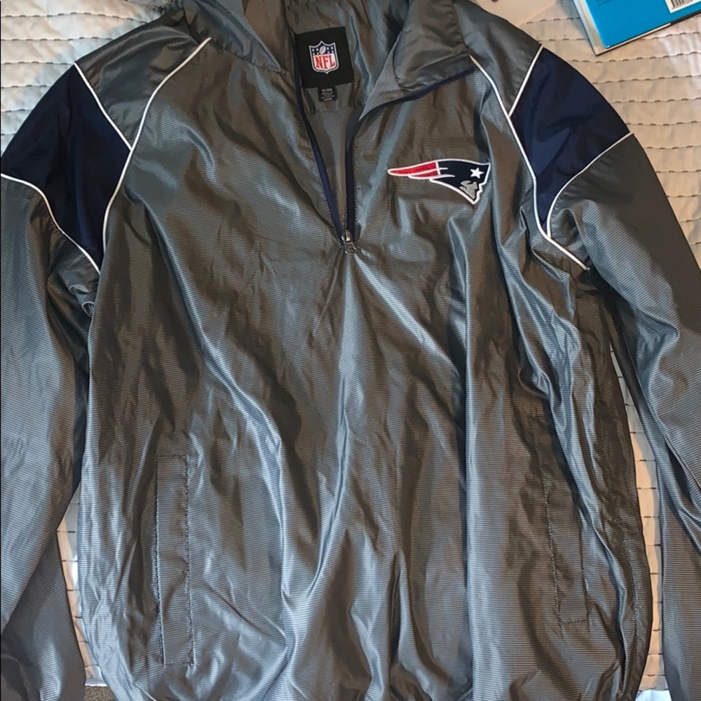 PATRIOTS windbreaker quarter zip